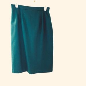 Pencil Green Skirt. Sz 10